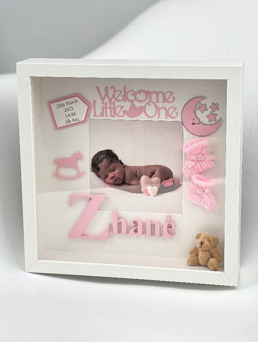 Personalised Baby Letter Frame - New Parents GiftKiddio