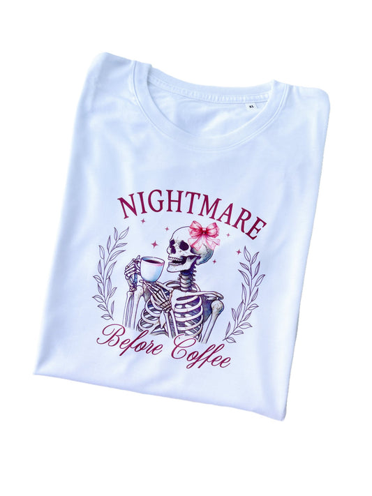 Nightmare Before Coffee Funny T-ShirtKiddio