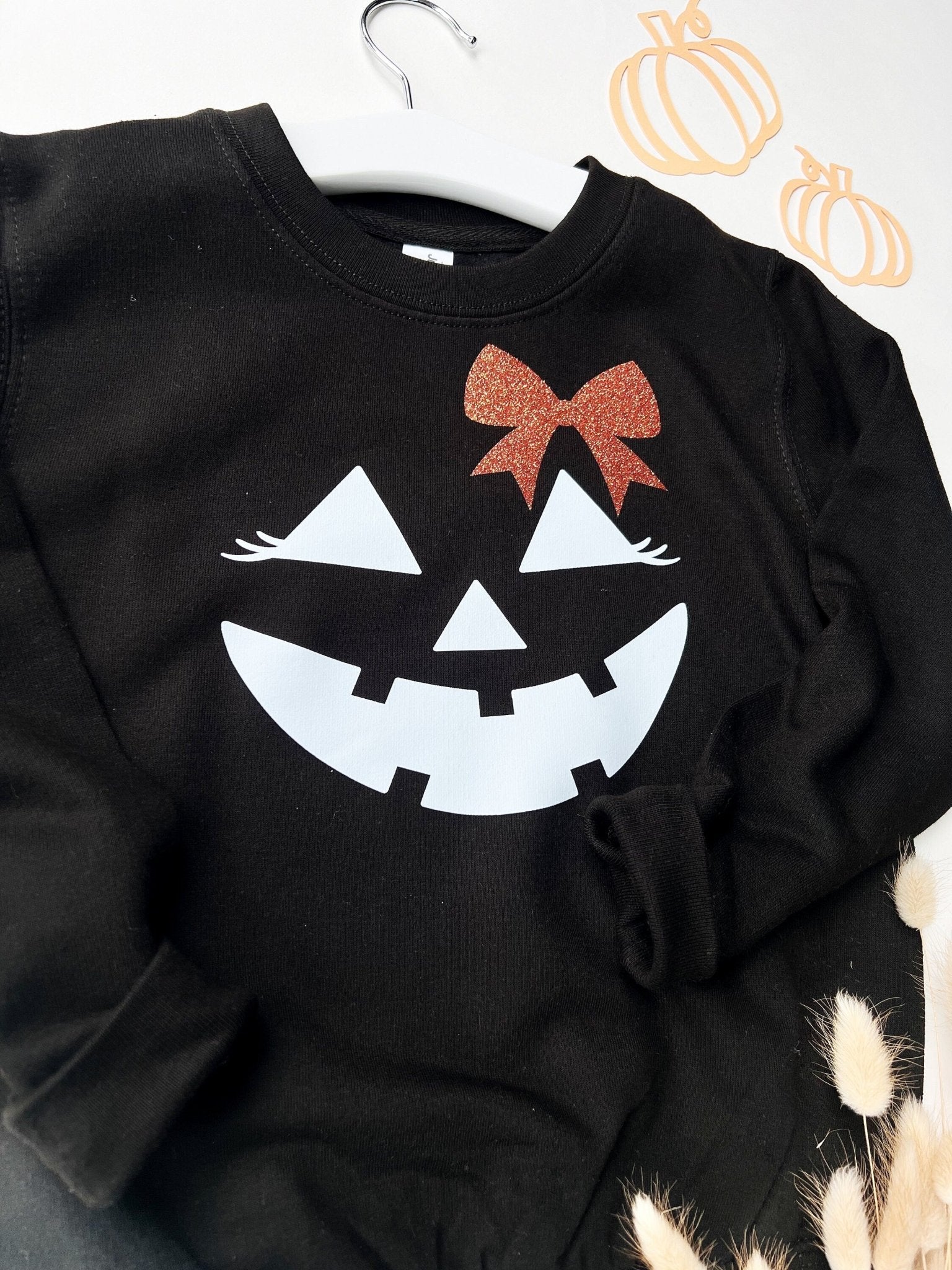 Pumpkin Face Halloween Kids SweatshirtKiddio