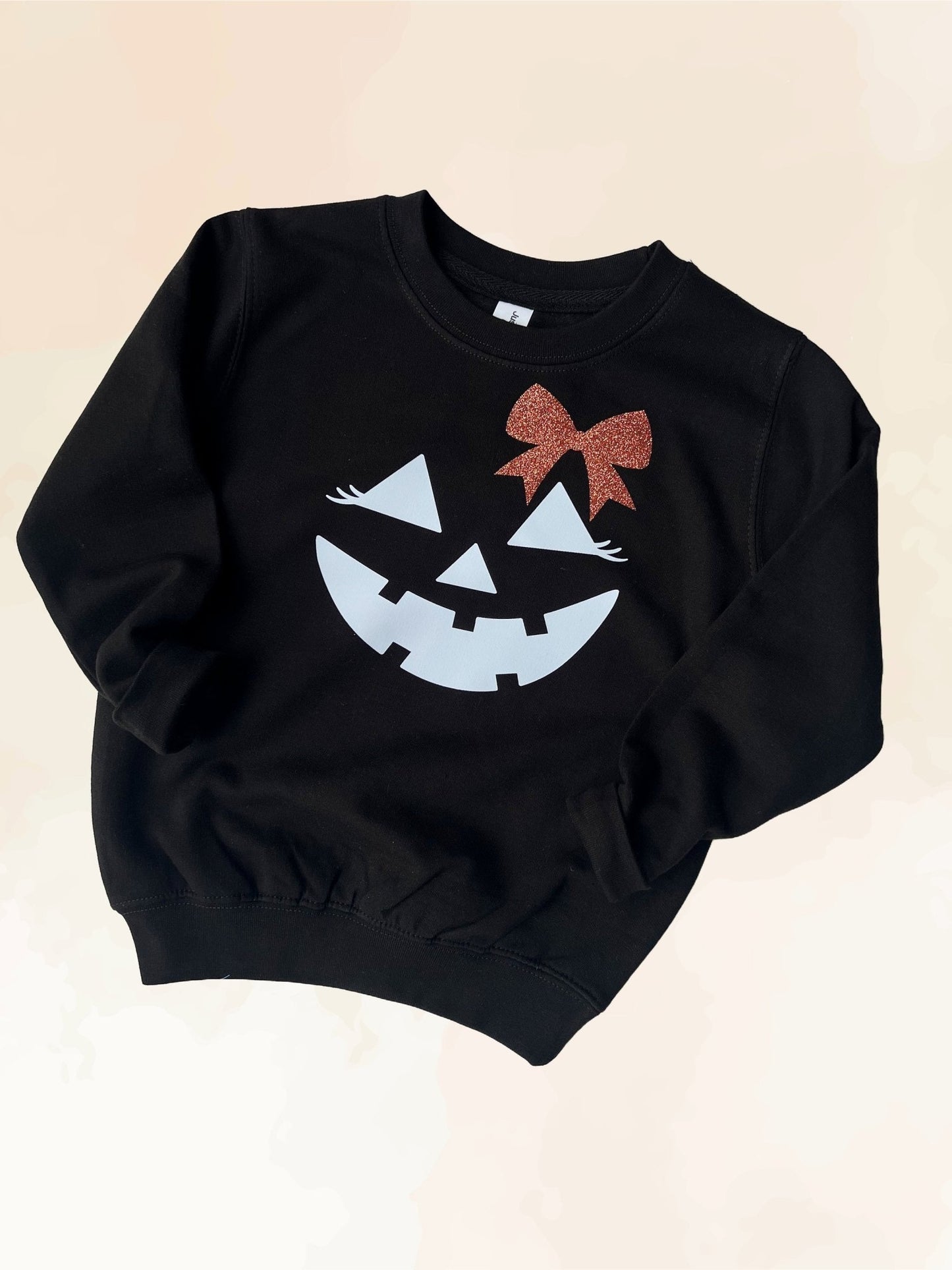 Pumpkin Face Halloween Kids SweatshirtKiddio