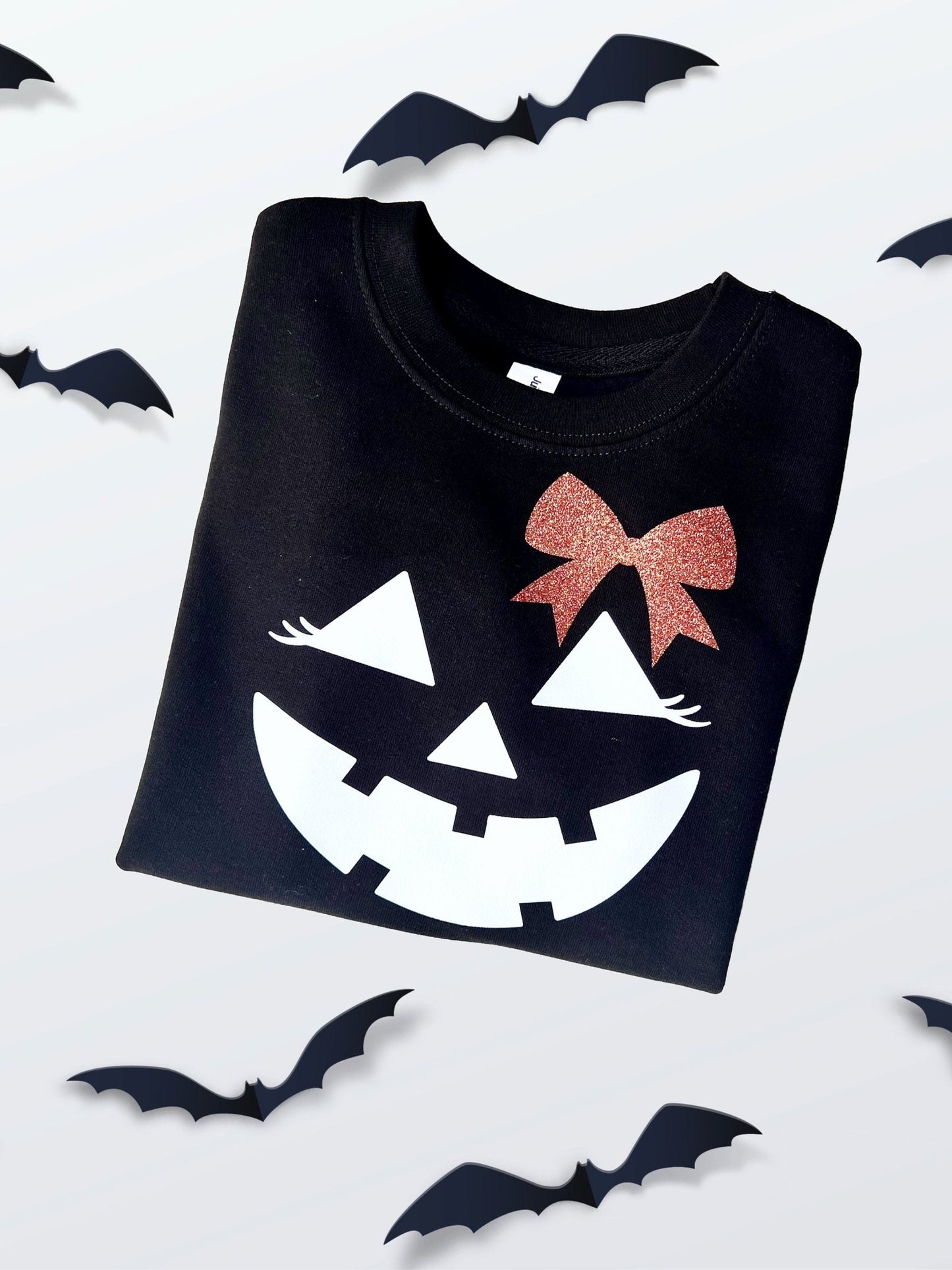 Pumpkin Face Halloween Kids SweatshirtKiddio