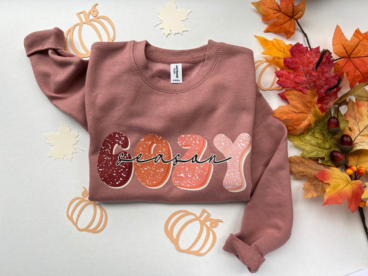 Cozy Season Sweatshirt , Fall JumperKiddioApparel & Accessories