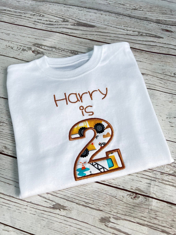 Custom Made Number Birthday T-shirtKiddio