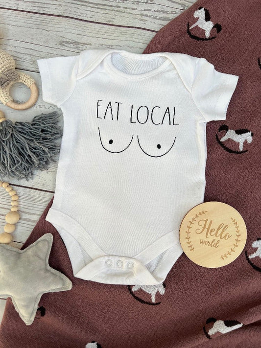 Eat Local Breastfeeding Baby VestKiddio