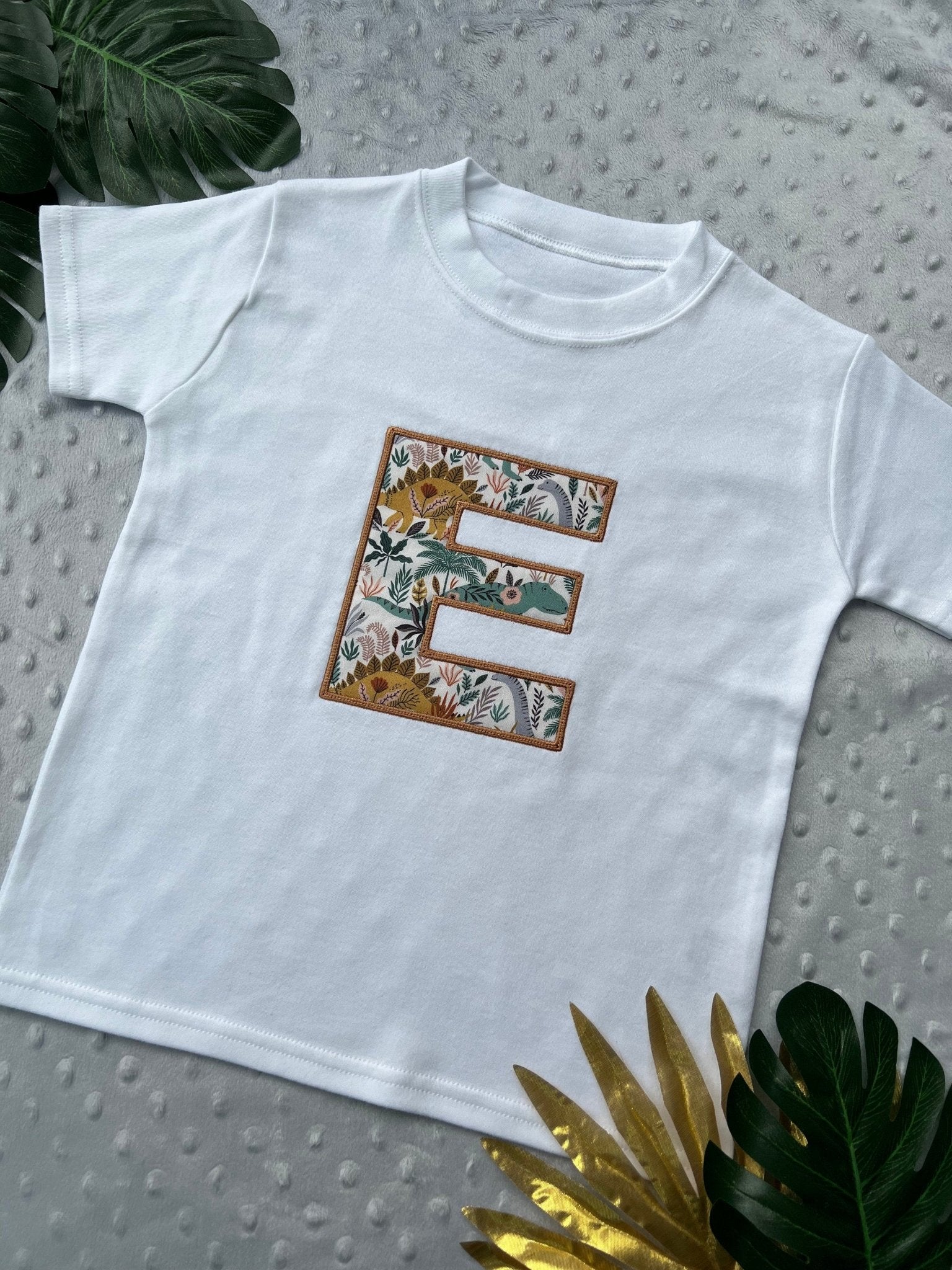 Embroidered Kids Shirts With Block LetterKiddio