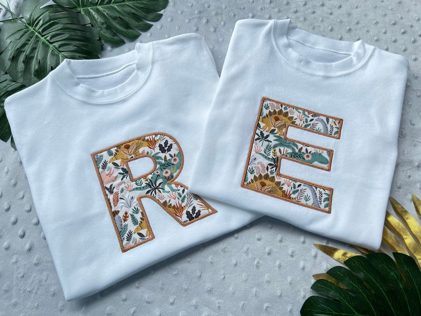 Embroidered Kids Shirts With Block LetterKiddio