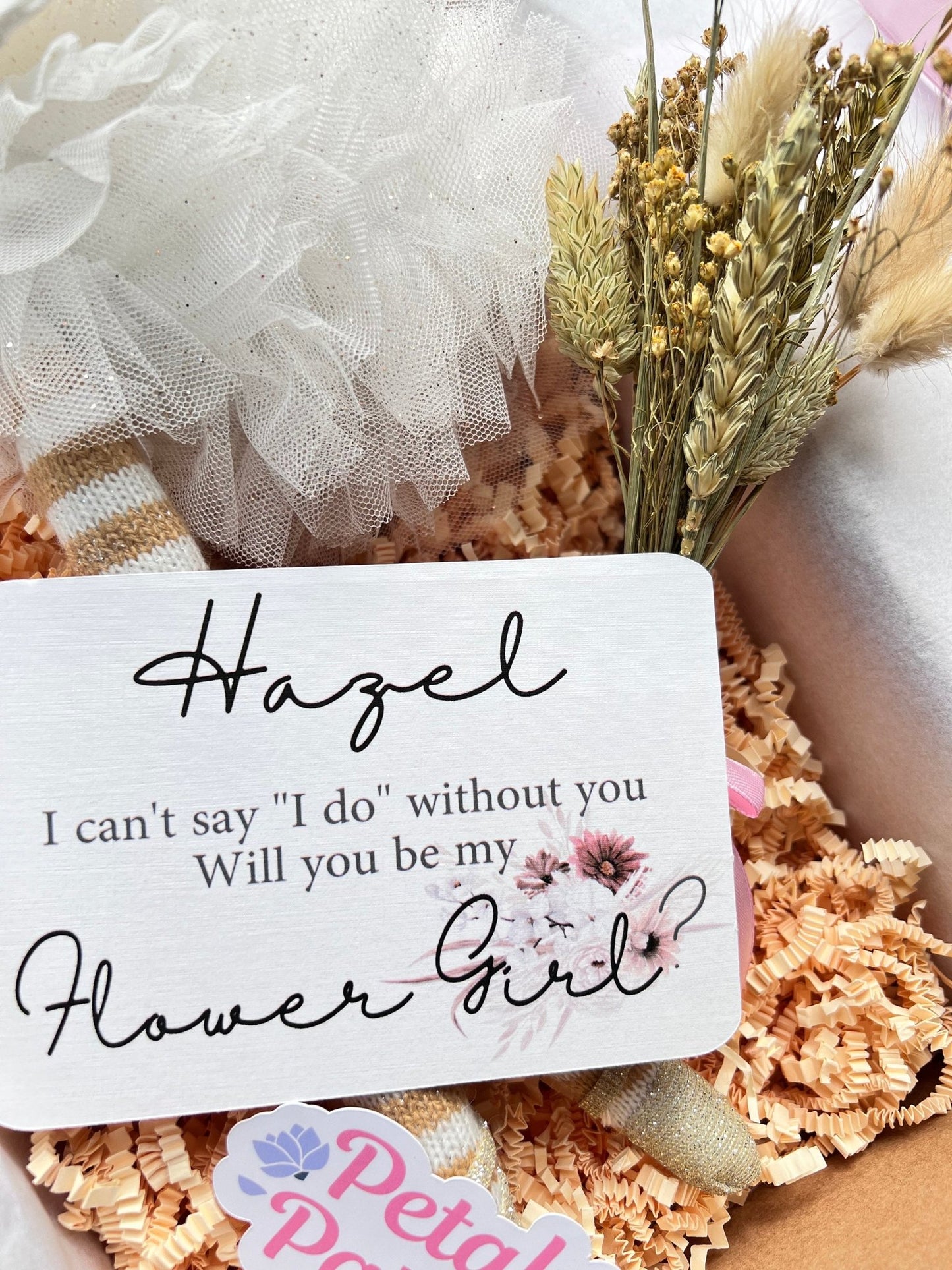 Flower Girl Proposal Personalised Gift Box SetKiddioGift Sets