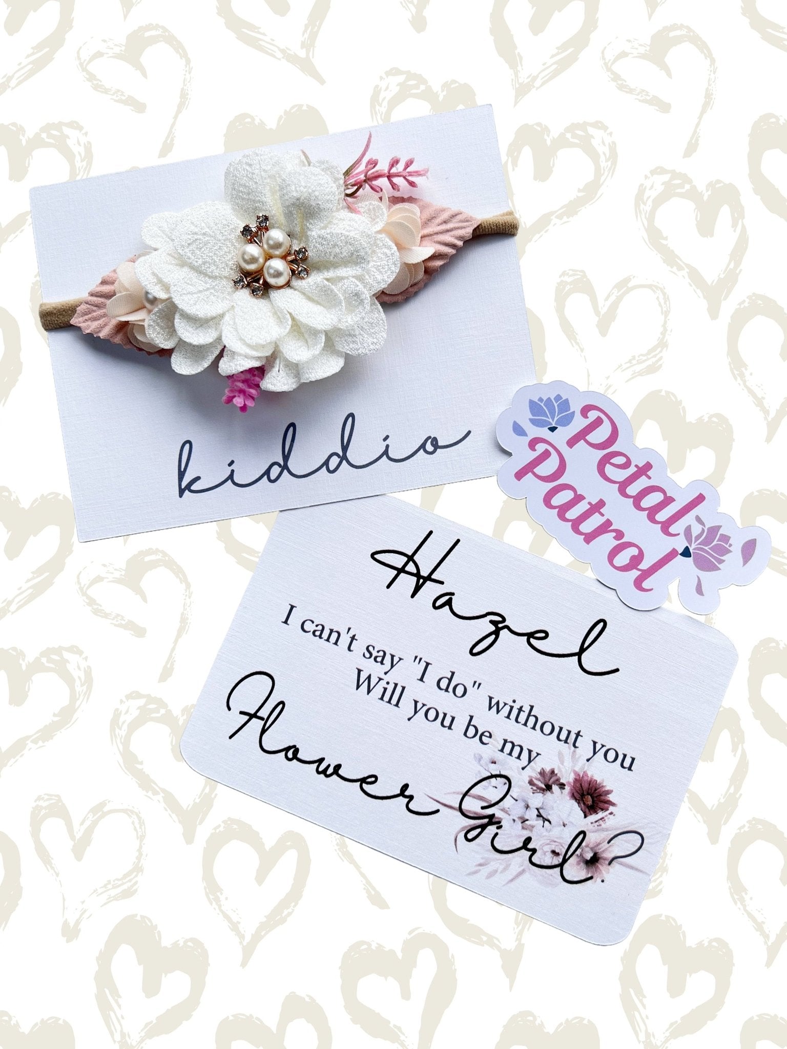 Flower Girl Proposal Personalised Gift Box SetKiddioGift Sets