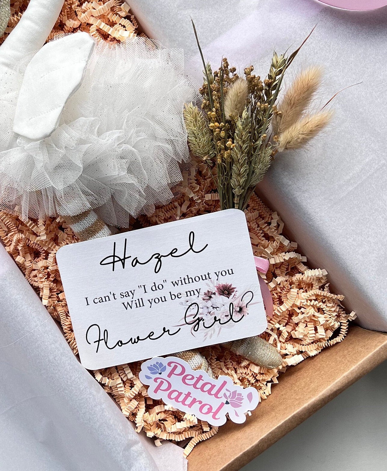 Flower Girl Proposal Personalised Gift Box SetKiddioGift Sets