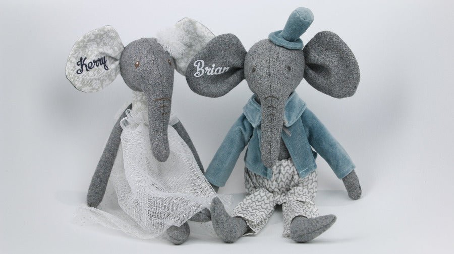 Mr & Mrs Elephants Wedding GiftKiddio