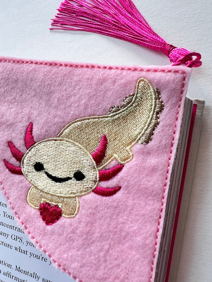 Personalised Axolotl Corner BookmarkKiddio