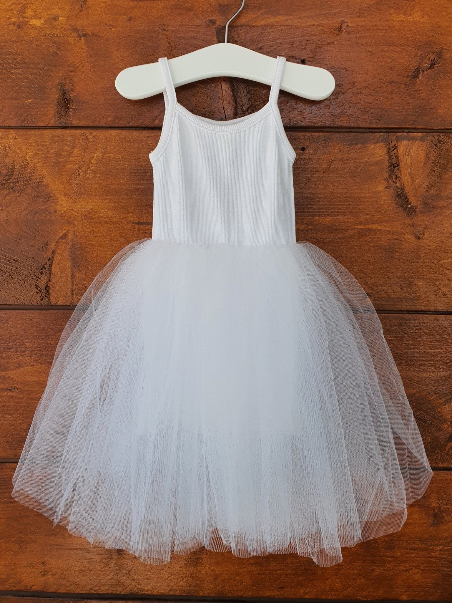 Personalised Ballerina Tulle Flower Girl DressKiddioClothes