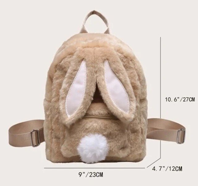 Personalised Bunny Plush BackpackKiddio