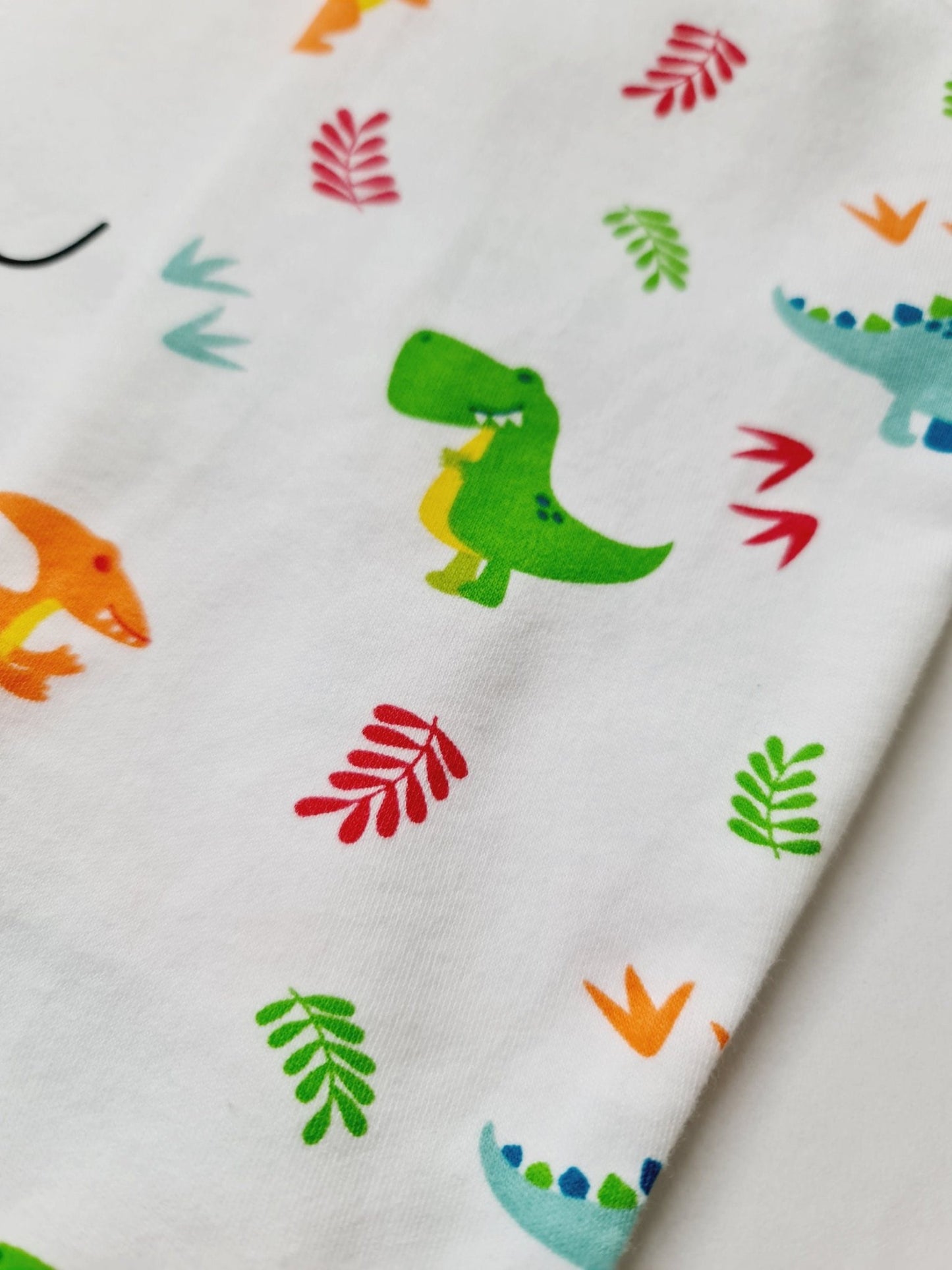 Personalised Dinosaur Print Long Sleeve Pyjama SetKiddio