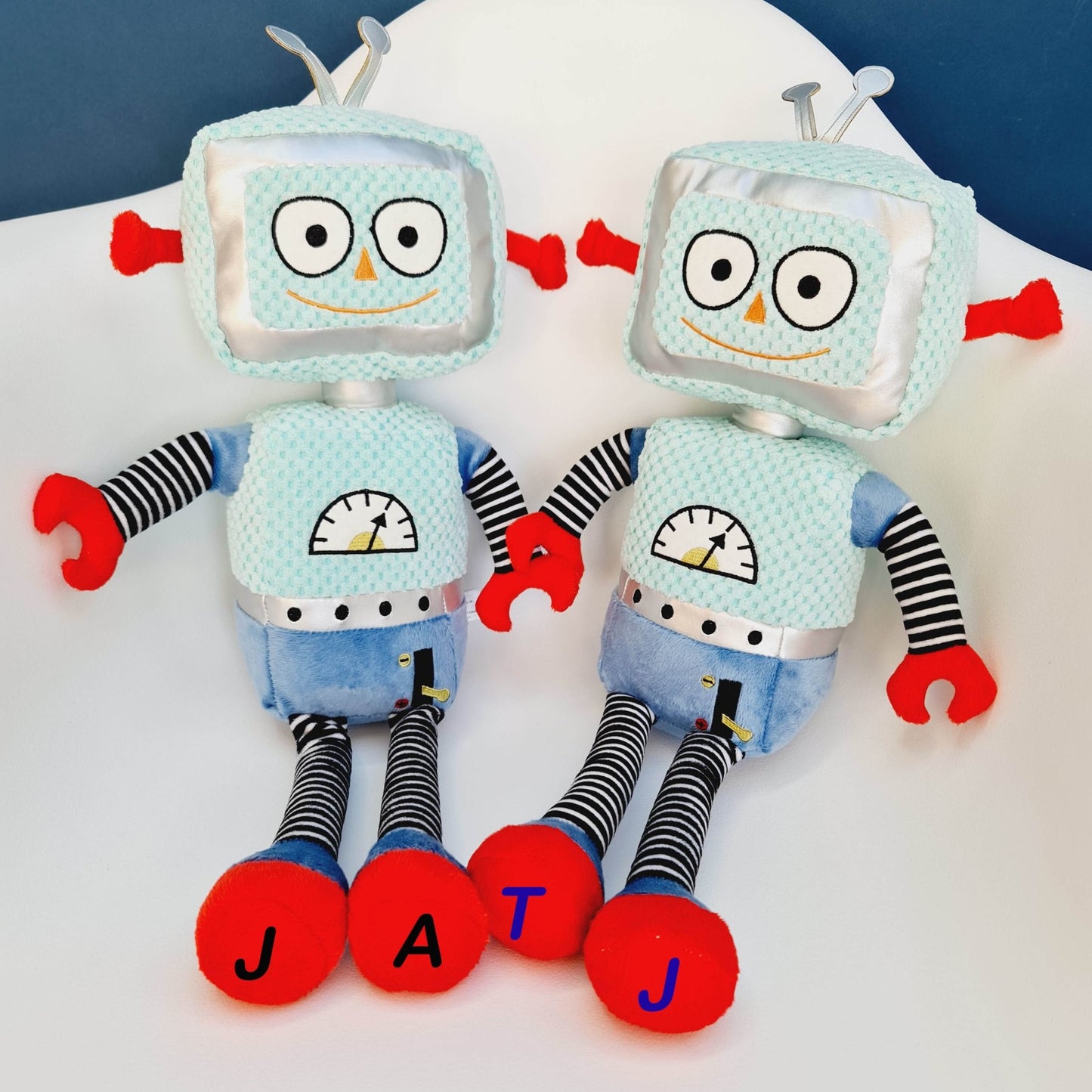 Personalised Large Soft Toy Robot from WilberryKiddioSoft Toys