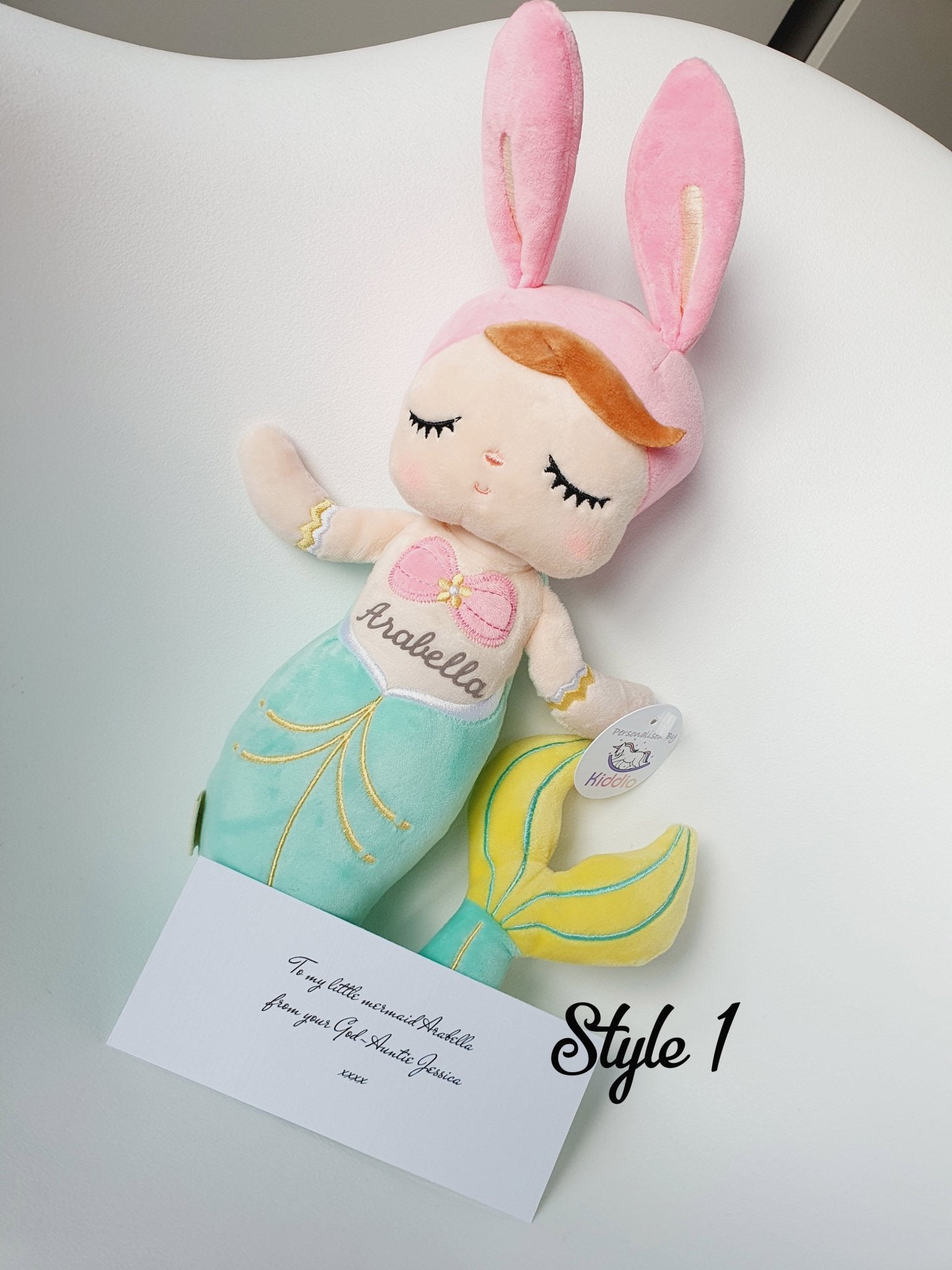 Personalised store soft doll