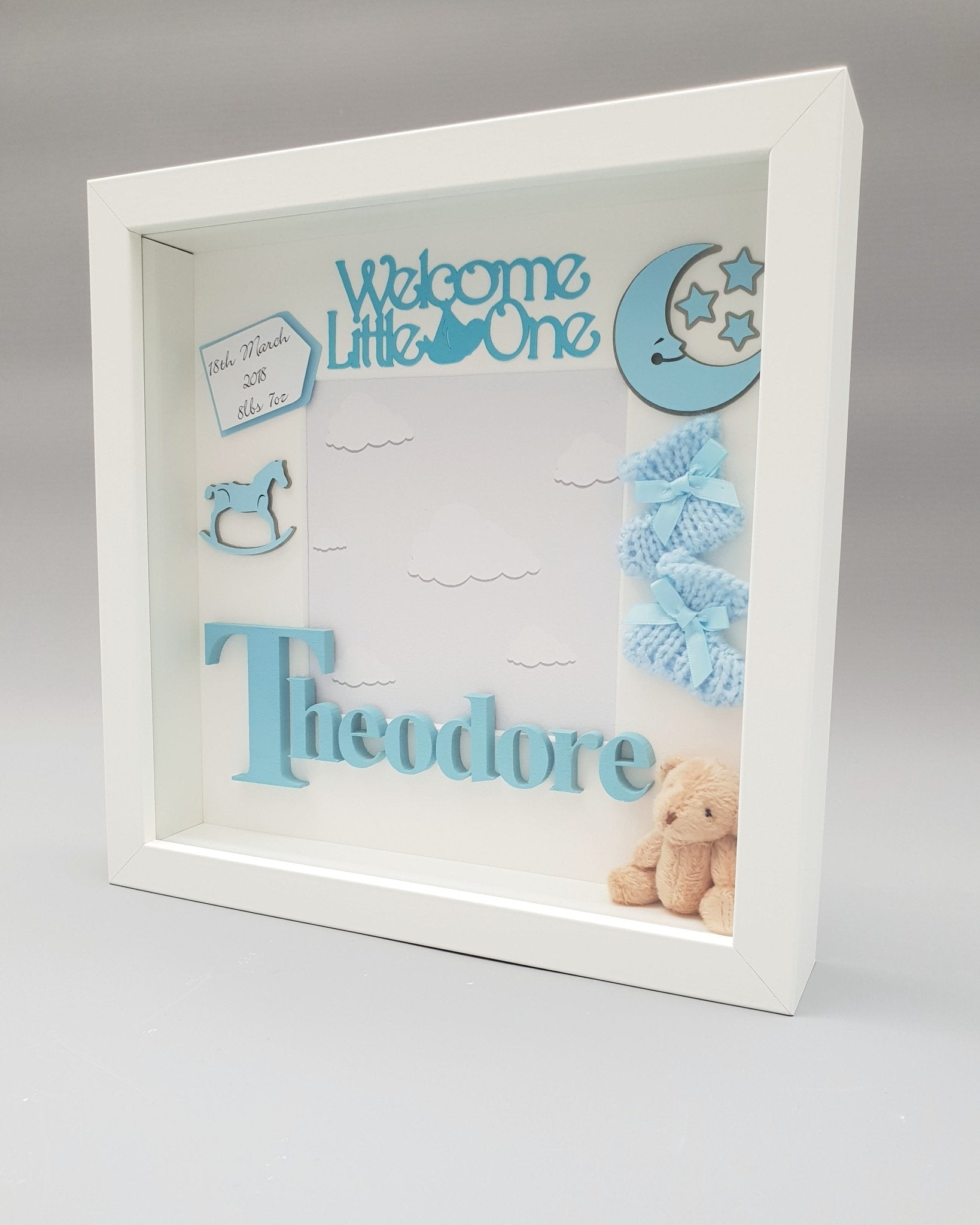 Personalized Baby Letter FrameKiddioFramed Gifts