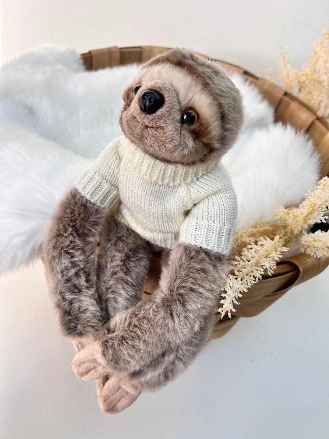 Personalized sloth - hanging sloth soft toy