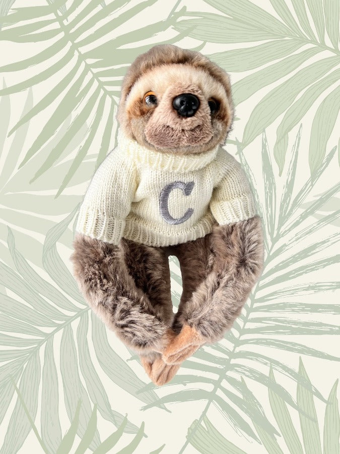 Personalized sloth - hanging sloth soft toyKiddio
