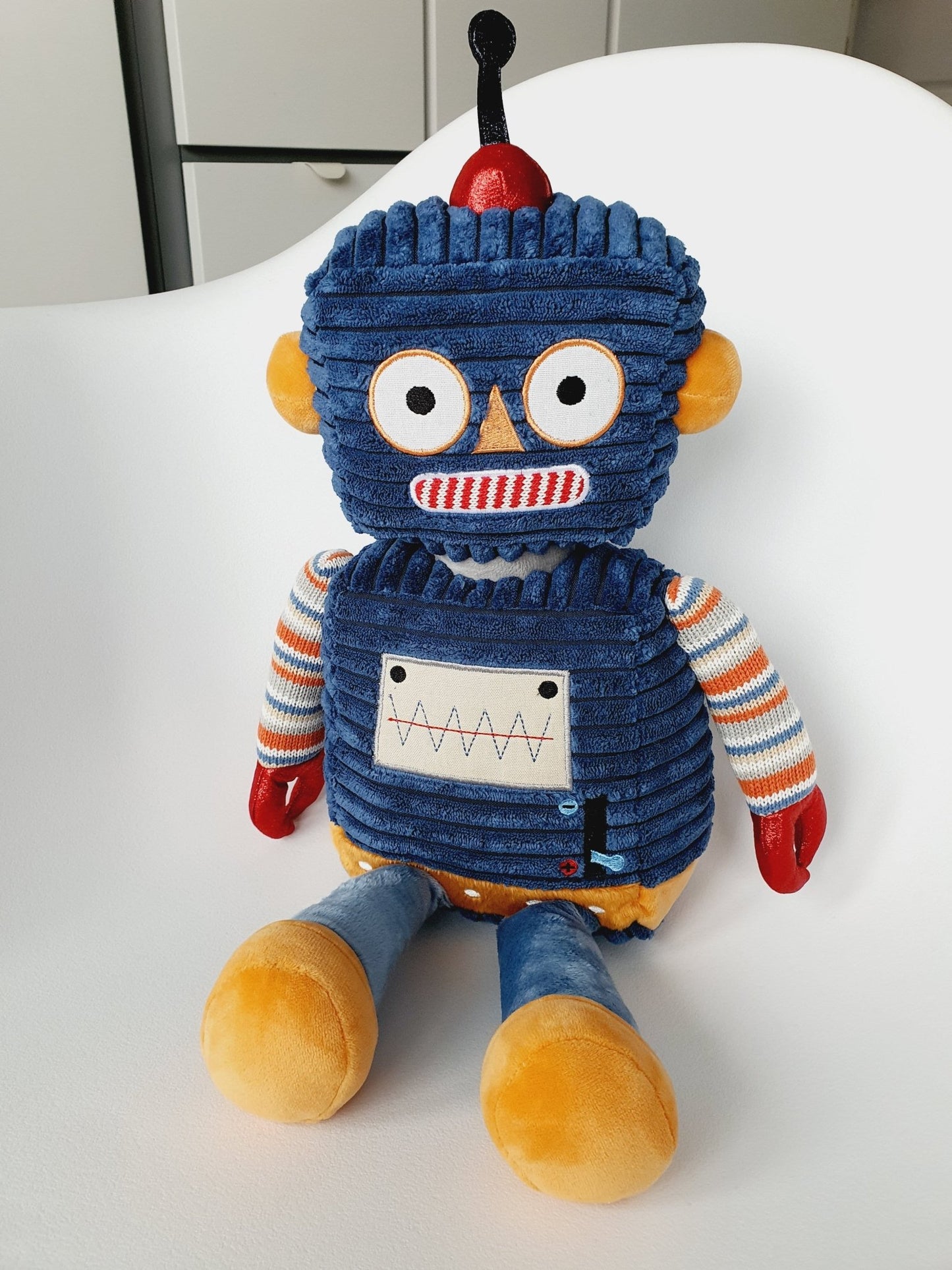 Robot - Dark Blue - Wilberry RobotsKiddioSoft Toys