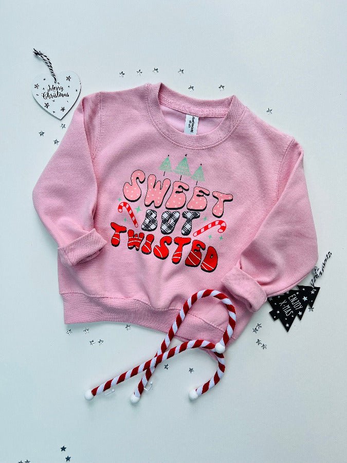 Sweet But Twisted Christmas SweatshirtKiddioClothes