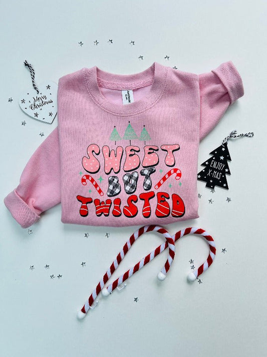 Sweet But Twisted Christmas SweatshirtKiddioClothes