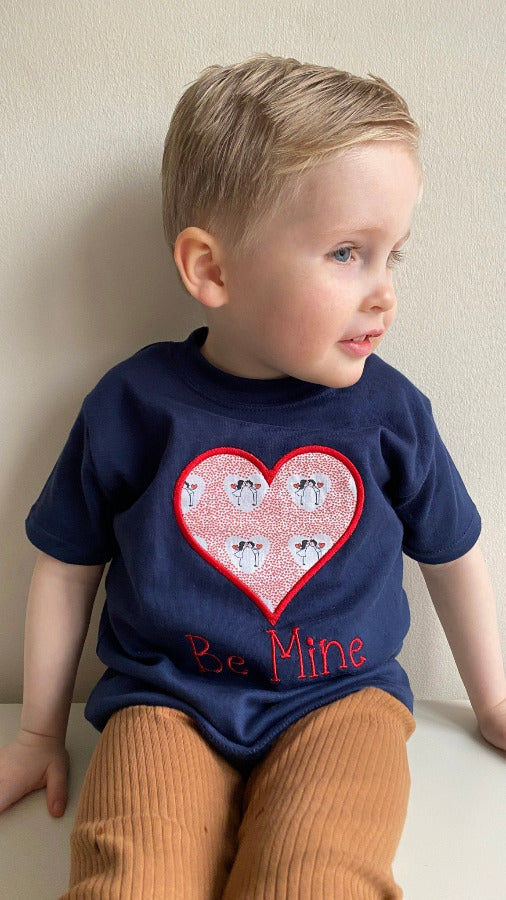 Valentine Embroidered Kids T-ShirtKiddio